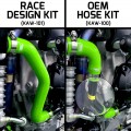 SamcoSport 5 Piece OEM Design Full Silicone Coolant Hose Set For Kawasaki ZX-10R / ZX-10RR (2021+)