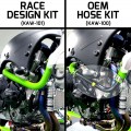 SamcoSport RACE Design 3 Piece Full Silicone Coolant Hose Set For Kawasaki ZX-10R / ZX-10RR (2021+)