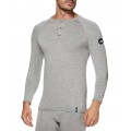 SIX2 Merino Wool Henley Shirt