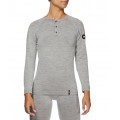 SIX2 Merino Wool Henley Shirt