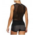 SIX2 Lightweight Sleeveless Mesh Shirt