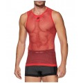 SIX2 Lightweight Sleeveless Mesh Shirt