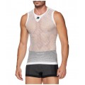 SIX2 Lightweight Sleeveless Mesh Shirt