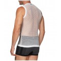 SIX2 Lightweight Sleeveless Mesh Shirt