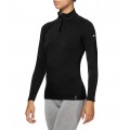 SIX2 Merino Wool Long-sleeve Mock Neck with Zip