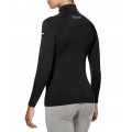 SIX2 Merino Wool Long-sleeve Mock Neck with Zip