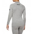 SIX2 Merino Wool Long-sleeve Mock Neck with Zip