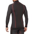SIX2 Thermal Long-sleeve Mock Neck Shirt