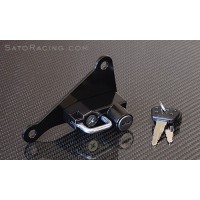 Sato Racing Black Billet Racing Hooks for ZX-6R '13- w/o Stock Exhaust Hanger