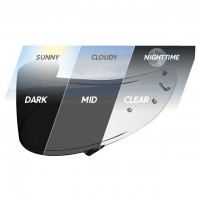 Shoei CWR-F2 Transitions Photochromic Pinlock Shield for the RF-1400 and X-Fifteen Shoei CWR-F2 Transitions Photochromic Pinlock Shield for the RF-1400 and X-Fifteen