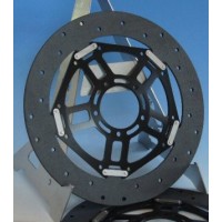 Sicom Dual Matrix Carbon Ceramic (DMC) T-Drive Front Brake Rotors for the BMW HP4 & S1000RR With BMW Forged Rims - 320mm X 6mm Sicom Dual Matrix Carbon Ceramic (DMC) T-Drive Front Brake Rotors for the BMW HP4 & S1000RR With BMW Forged Rims - 320mm X 6mm