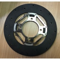 Sicom Dual Matrix Carbon Ceramic (DMC) Floating Rear Brake Rotor for the Ducati Diavel, Xdiavel, & Multistrada 1200 / 1260 - 265mm X 6mm