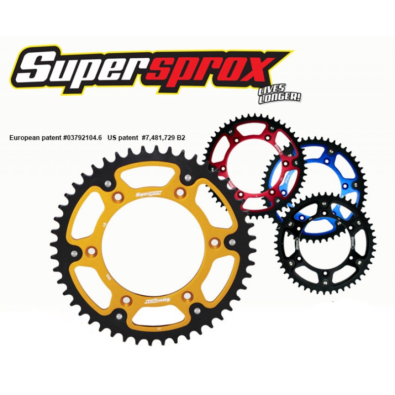 Supersprox Stealth CUSTOM Rear Sprocket for Motorcycles with Dual Sided