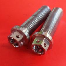 TPO Titanium Rear Axle Pinch Bolts for Ducati's with large hubs
