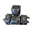 TechSpec Pannier Lid Guards for the BMW R 1200 / 1250 GS (14+) BLACK on GRAY, COMBO KIT, RIGHT, LEFT & TAIL