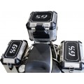 TechSpec Pannier Lid Guards for the BMW R 1200 / 1250 GS (14+) BLACK on GRAY, COMBO KIT, RIGHT, LEFT & TAIL