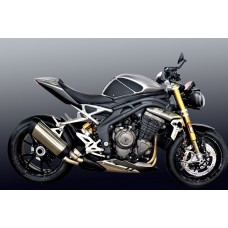 TechSpec Tank Grip Pads for the Triumph Speed Triple 1200 (2021+)