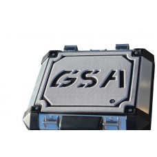 TechSpec Pannier Guards for the BMW R 1200  / 1250 GS Adventure (GSA) (14-24) Tail / Back 32 Itr  - Gray / Black