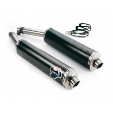 Termignoni Dual Carbon Fiber Slip-on Exhaust for Ducati Supersport (SS) 620/800/1000 (Formally Ducati Performance 96207803B / 96207703B)