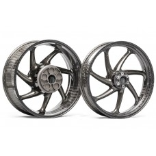 Thyssenkrupp Style 1 Braided Carbon Fiber Wheels for the BMW S1000RR / S1000R (Cast Wheels)