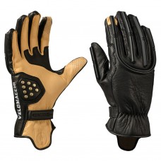 VELOMACCHI SPEEDWAY GLOVES - BLACK / TAN