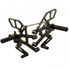 WOODCRAFT Triumph Street Triple 765 Complete Rearset Kit with Shift and Brake Pedals