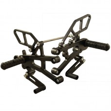 WOODCRAFT Triumph Street Triple 765 Complete Rearset Kit with Shift and Brake Pedals