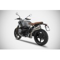 ZARD Stainless Limited Edition High Mount Slip-on Exhaust for the BMW R NineT Scrambler (16-20) ZARD Stainless Limited Edition High Mount Slip-on Exhaust for the BMW R NineT Scrambler (16-20)