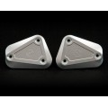 Motocorse Billet Front Brake and Clutch Reservoir Covers for Ducati Multistrada 1100 / 1000, GT1000,  Streetfighter 1098 / 848 and ST3 / ST4