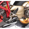 Motocorse Billet Aluminum Rearsets with Titanium Hardware for the Ducati 1198/1098/848