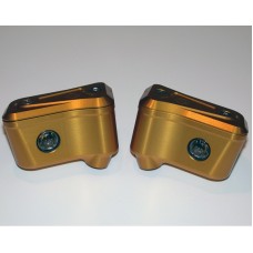 Motocorse Billet Aluminum Reservoirs For Brembo OE Semi Radial Master Cylinders Brake and Clutch
