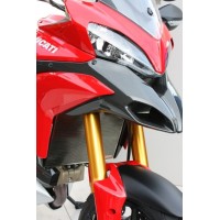 Motocorse Titanium Radiator and Oil Cooler Guards for the 2010-2014 Ducati Multistrada 1200 Motocorse Titanium Radiator and Oil Cooler Guards for the 2010-2014 Ducati Multistrada 1200