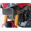 Motocorse Titanium Radiator and Oil Cooler Guards for the 2010-2014 Ducati Multistrada 1200