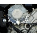 Motocorse Billet Aluminum Clutch Cover W/ Cable Bracket and Titanium Hardware for MV 3 cylinder Models