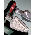 Motocorse SYENCRO billet homologated led blinkers pair with integrated resistors Motocorse SYENCRO billet homologated led blinkers pair with integrated resistors