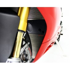 Motocorse Titanium Upper and Lower Radiator Protectors Ducati 1299/1199/959/899