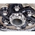 Motocorse set of 6 Titanium Rear Hub Flange (Sprocket Carrier) nuts for Ducati
