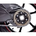 Motocorse Large Billet Aluminium Rear Hub Flange (Sprocket Carrier) for Ducati Panigale / Streetfighter V4 and Multistrada V4 Pikes Peak