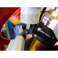 DBK Special Parts (Ducabike) Steering Damper Mount for the Ducati Panigale 1299 / 1199 / 959 / 899 and V2 with 53mm diameter Ohlins or Showa Forks DBK Special Parts (Ducabike) Steering Damper Mount for the Ducati Panigale 1299 / 1199 / 959 / 899 and V2 with 53mm diameter Ohlins or Showa Forks