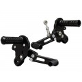 WOODCRAFT GP Shift Eccentric Rearset Kit W/Pedals for Kawasaki Z125 Pro WOODCRAFT GP Shift Eccentric Rearset Kit W/Pedals for Kawasaki Z125 Pro