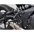 WOODCRAFT Kawasaki Ninja 650 (12-16) Complete Adjustable Rearset Kit W/Shift & Brake Pedals - Black