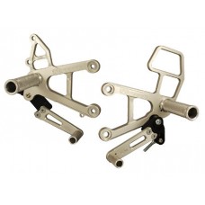 WOODCRAFT Kawasaki ZX-6RR / 636 (05-06) Complete Rearset Kit W/Shift & Brake Pedals