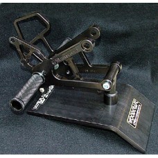 WOODCRAFT Kawasaki ZX6/636 (07-08) Rearset Kit  Black