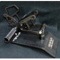 WOODCRAFT Kawasaki ZX-6R (07-08) Complete Rearset Kit W/Shift & Brake Pedals WOODCRAFT Kawasaki ZX-6R (07-08) Complete Rearset Kit W/Shift & Brake Pedals