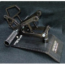 WOODCRAFT Kawasaki ZX-6R (07-08) Complete Rearset Kit W/Shift & Brake Pedals