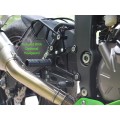 WOODCRAFT Kawasaki ZX-6R 636 (13-18) Rearset Kit W/Brake Pedal only - Black WOODCRAFT Kawasaki ZX-6R 636 (13-18) Rearset Kit W/Brake Pedal only - Black