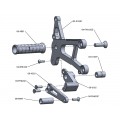 WOODCRAFT Kawasaki ZX-10R (06-10) Complete Rearset Kit W/Shift & Brake Pedals Black WOODCRAFT Kawasaki ZX-10R (06-10) Complete Rearset Kit W/Shift & Brake Pedals Black