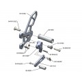 WOODCRAFT Kawasaki ZX-10R (11-15) Complete Rearset Kit (Standard Shift) WOODCRAFT Kawasaki ZX-10R (11-15) Complete Rearset Kit (Standard Shift)