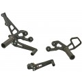 Woodcraft Suzuki GSX-R600 / GSX-R750 (06-10) Black - Complete Rearset Kit with Shift and Brake Pedals Woodcraft Suzuki GSX-R600 / GSX-R750 (06-10) Black - Complete Rearset Kit with Shift and Brake Pedals