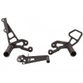 WOODCRAFT Suzuki GSX-R600 / GSX-R750 (06-10) Rearset Kit - with Shift Pedal Black WOODCRAFT Suzuki GSX-R600 / GSX-R750 (06-10) Rearset Kit - with Shift Pedal Black